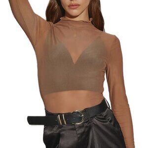 MUSTARD SEED SEXY MESH BODYSUIT